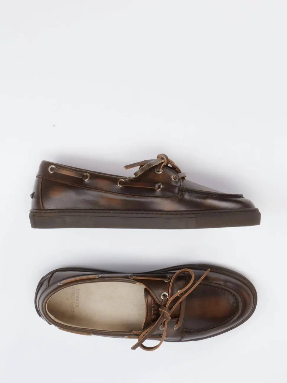 Copenhagen – Bootsschuh aus Kalbleder Dunkelbraun