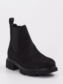Copenhagen – Chelsea Boots aus Nubukleder schwarz