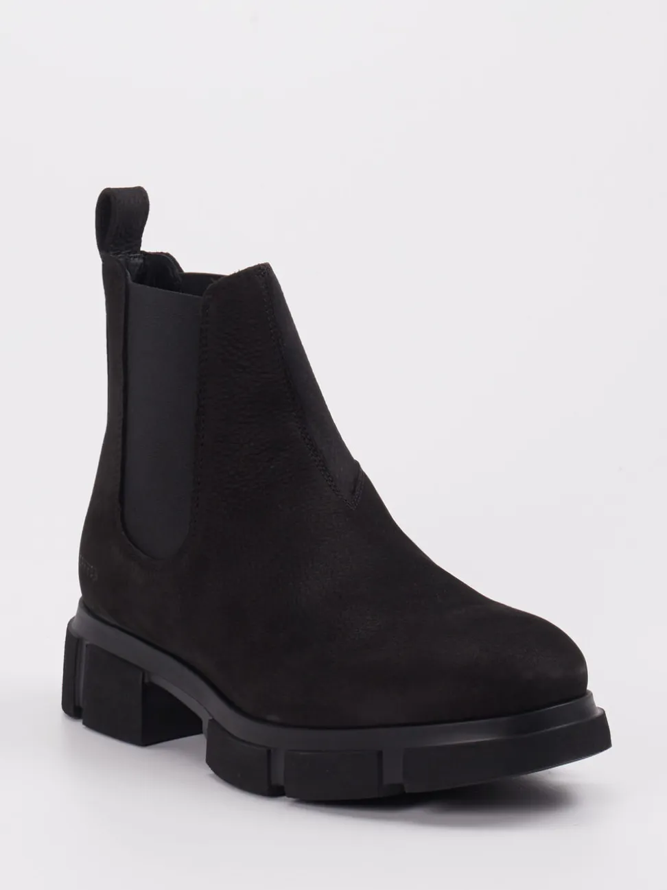Copenhagen – Chelsea Boots aus Nubukleder schwarz