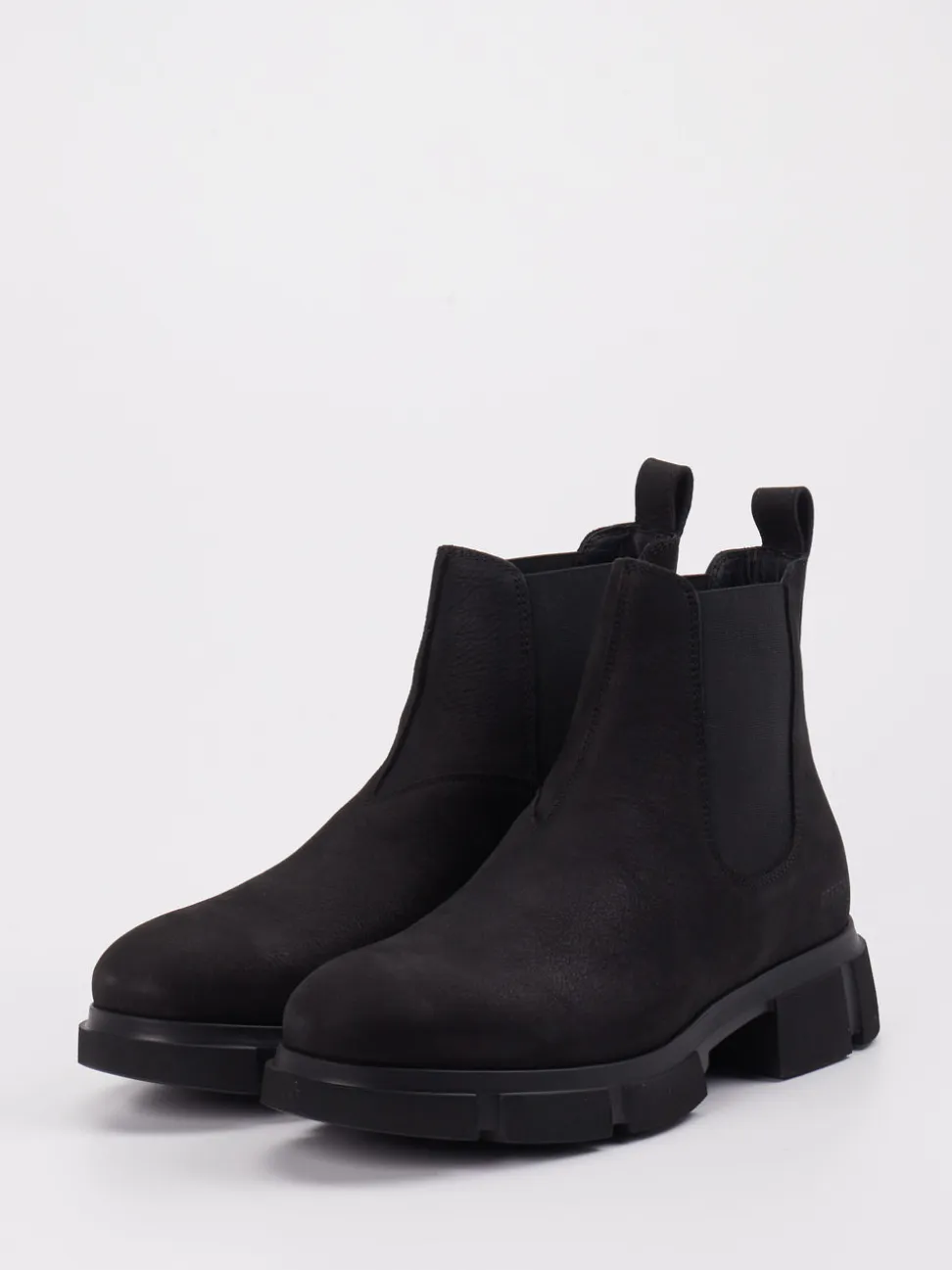 Copenhagen – Chelsea Boots aus Nubukleder schwarz