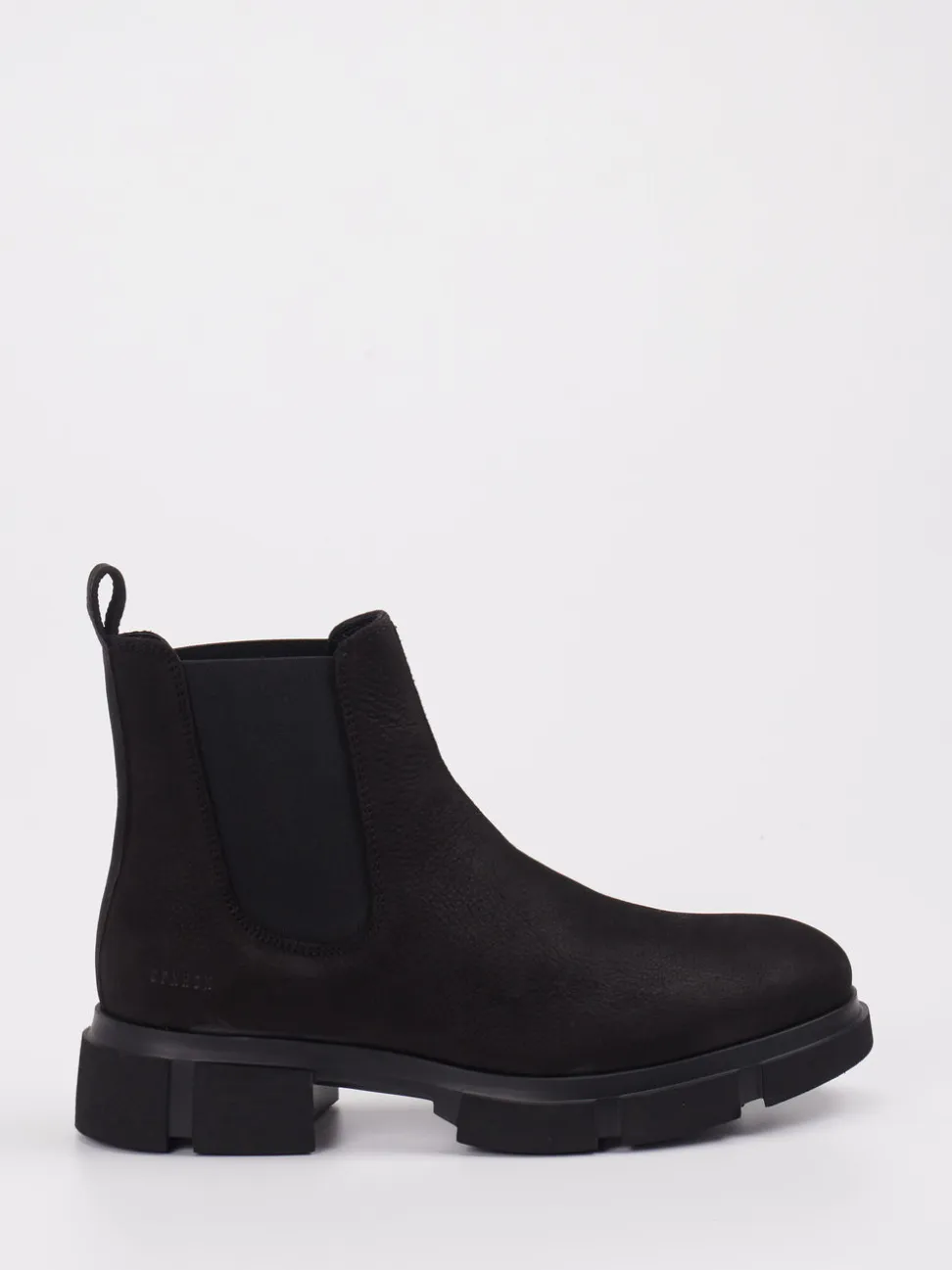 Copenhagen – Chelsea Boots aus Nubukleder schwarz