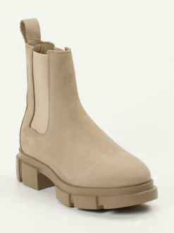 Copenhagen – Chelsea Boots aus Nubukleder beigebraun