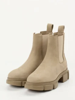 Copenhagen – Chelsea Boots aus Nubukleder beigebraun
