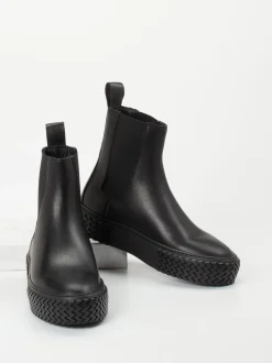Copenhagen – Chelsea Boots aus Leder in Schwarz