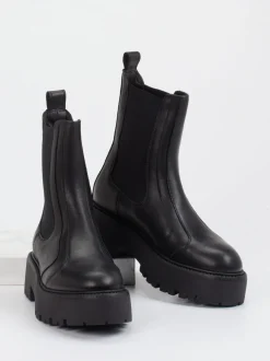 Copenhagen – Chelsea Boots aus Kalbleder schwarz