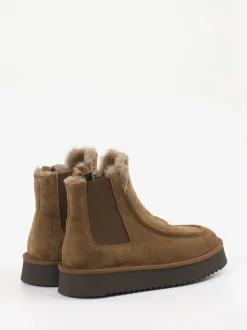 Copenhagen – Chelsea Boots aus Leder mittelbraun