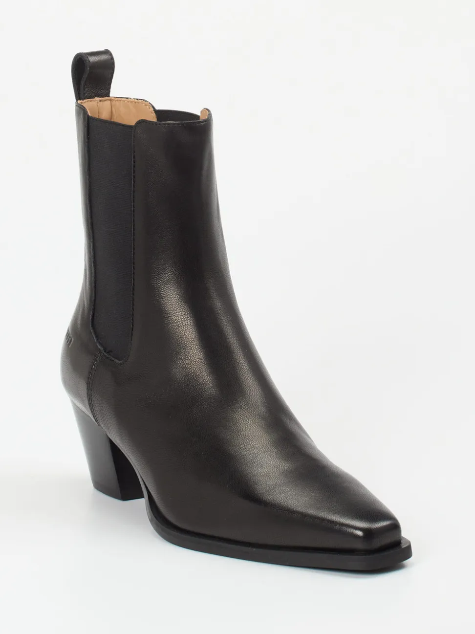 Copenhagen – Chelsea Boots aus Glattleder Schwarz