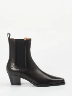 Copenhagen – Chelsea Boots aus Glattleder Schwarz