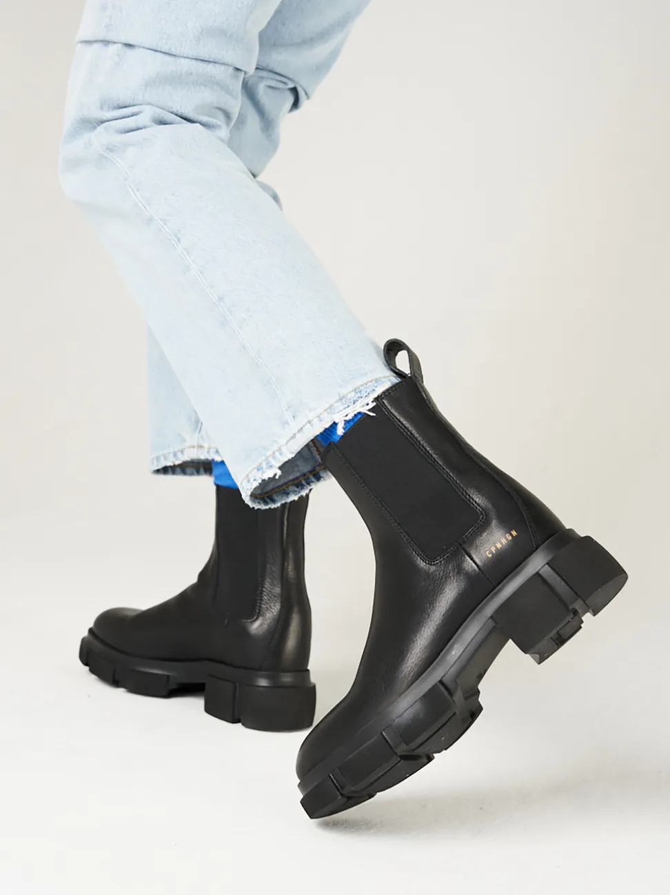 Copenhagen – Chelsea Boots aus Kalbleder Schwarz