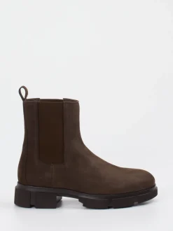 Copenhagen – Chelsea Boots aus Nubukleder dunkelbraun
