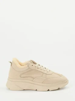Copenhagen – Chunky Sneaker aus Nubukleder Beige