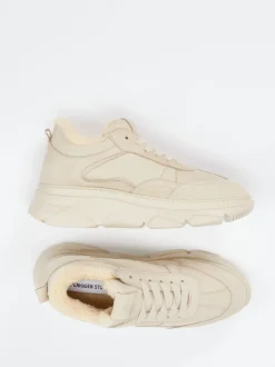 Copenhagen – Chunky Sneaker aus Nubukleder Beige