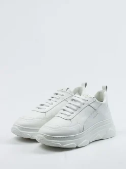 Copenhagen – Chunky Sneaker aus Kalbleder weiß