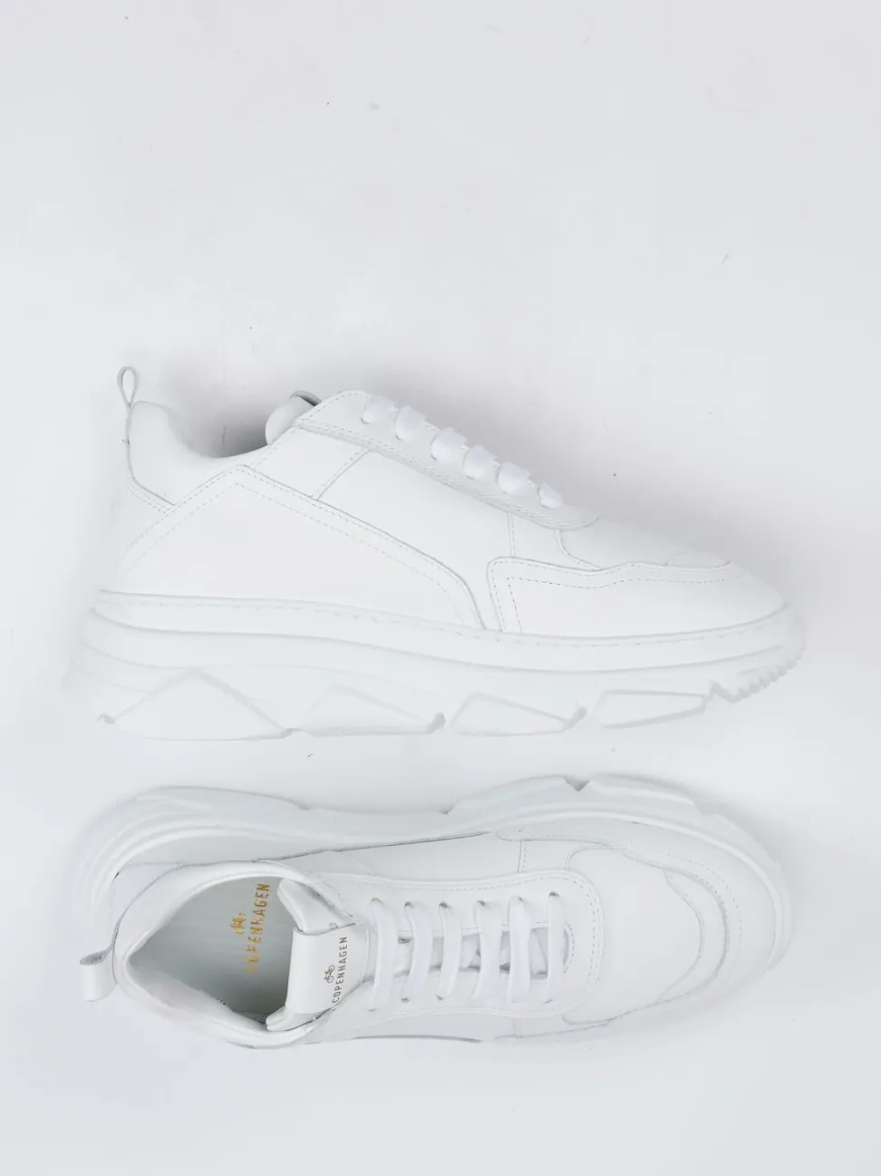 Copenhagen – Chunky Sneaker aus Kalbleder weiß