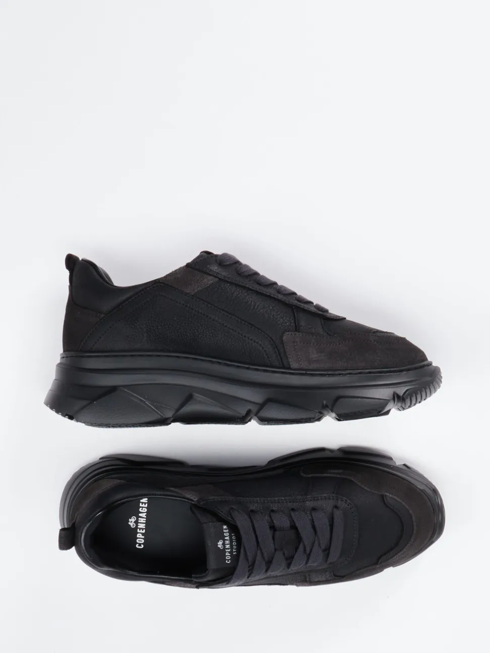 Copenhagen – Chunky Sneaker aus Velourleder und Glattleder