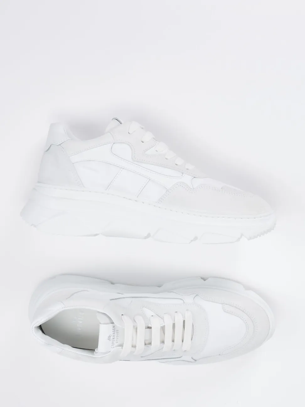 Copenhagen – Chunky Sneaker aus Veloursleder Offwhite