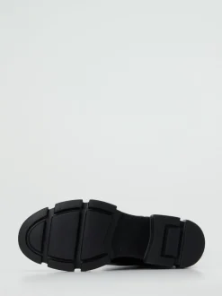 Copenhagen – Langschaftstiefel aus Stretch und Glattleder Schwarz