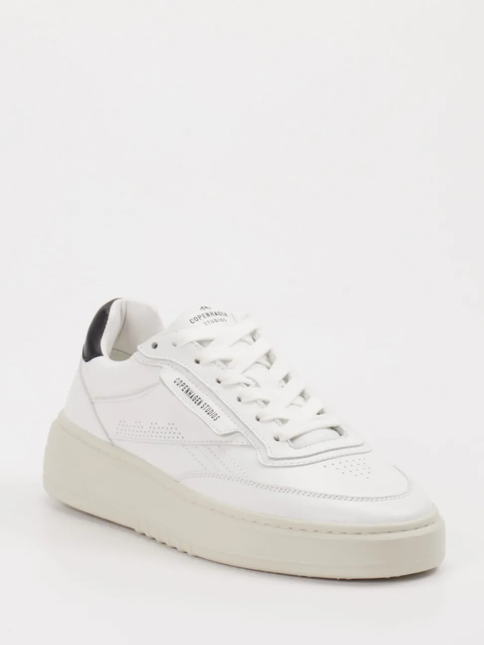 Copenhagen – Low-Top Sneaker aus Kalbleder Weiß