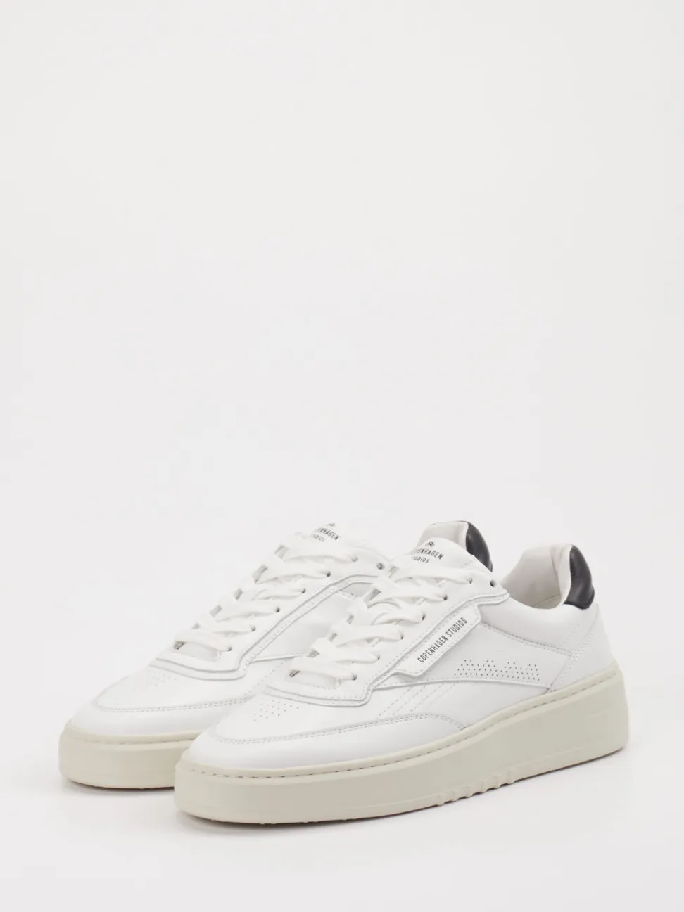 Copenhagen – Low-Top Sneaker aus Kalbleder Weiß