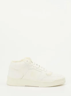 Copenhagen – Mid-Top Sneaker aus Kalbleder cremeweiß