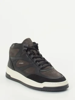 Copenhagen – Mid-Top Sneaker aus Kalbleder dunkelbraun