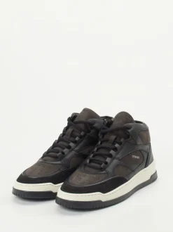 Copenhagen – Mid-Top Sneaker aus Kalbleder dunkelbraun