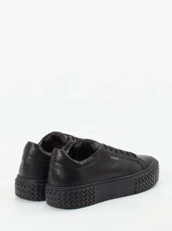 Copenhagen – Plateau-Sneaker aus Nubukleder Schwarz
