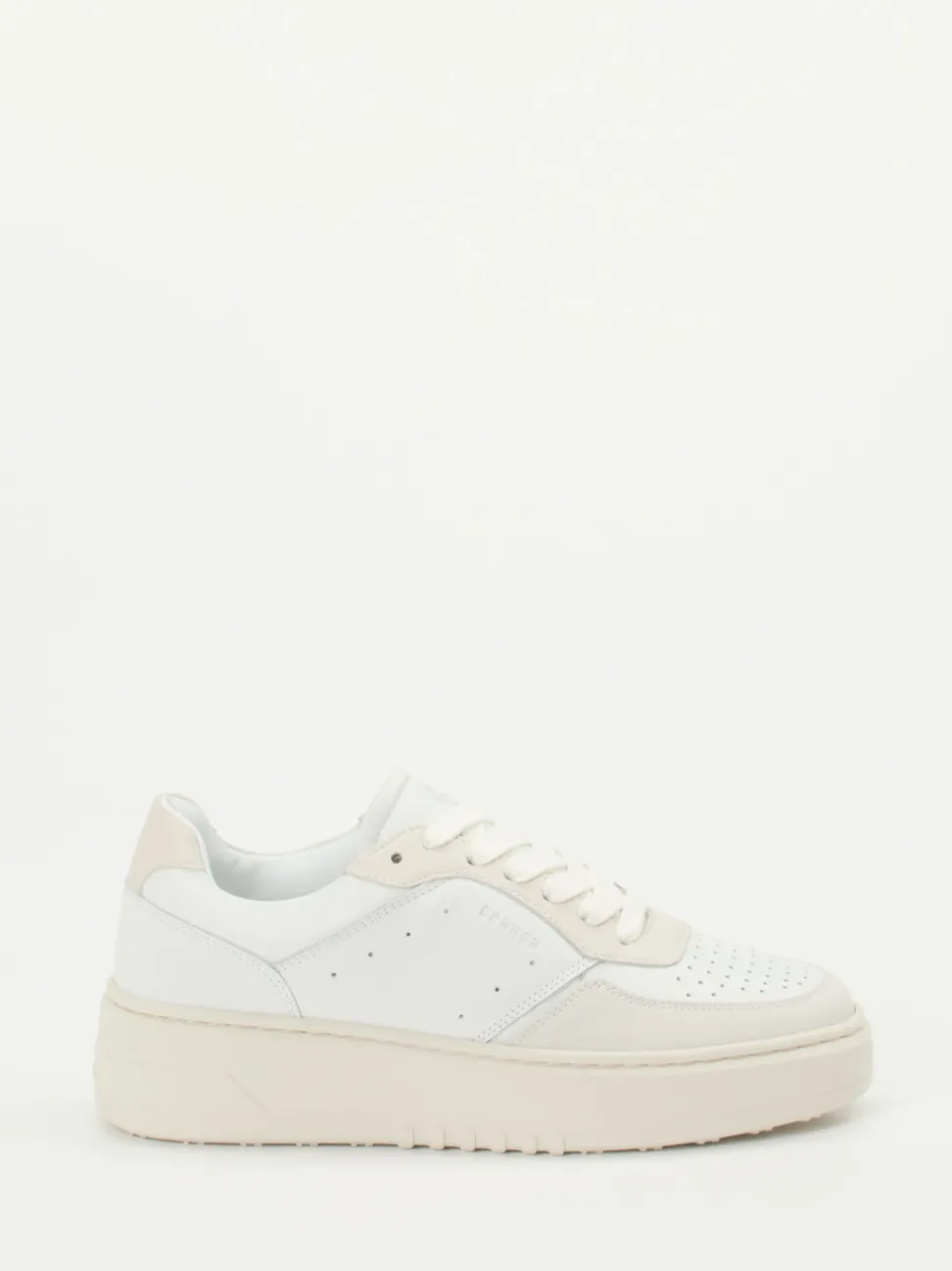 Copenhagen – Plateau-Sneaker aus Kalbleder Offwhite