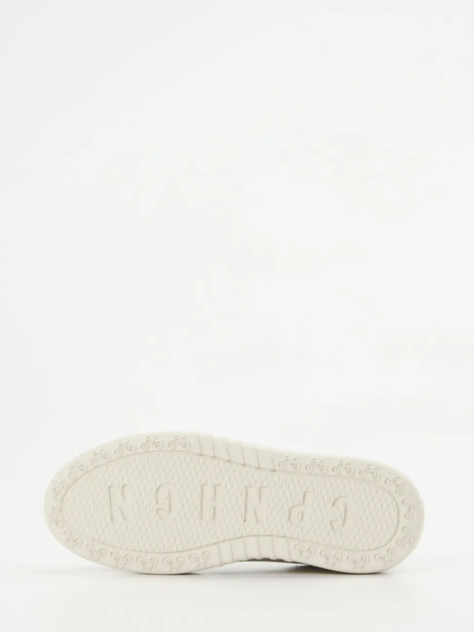 Copenhagen – Plateau-Sneaker aus Kalbleder Offwhite