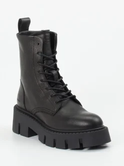 Copenhagen – Schnürboots aus Kalbleder Schwarz