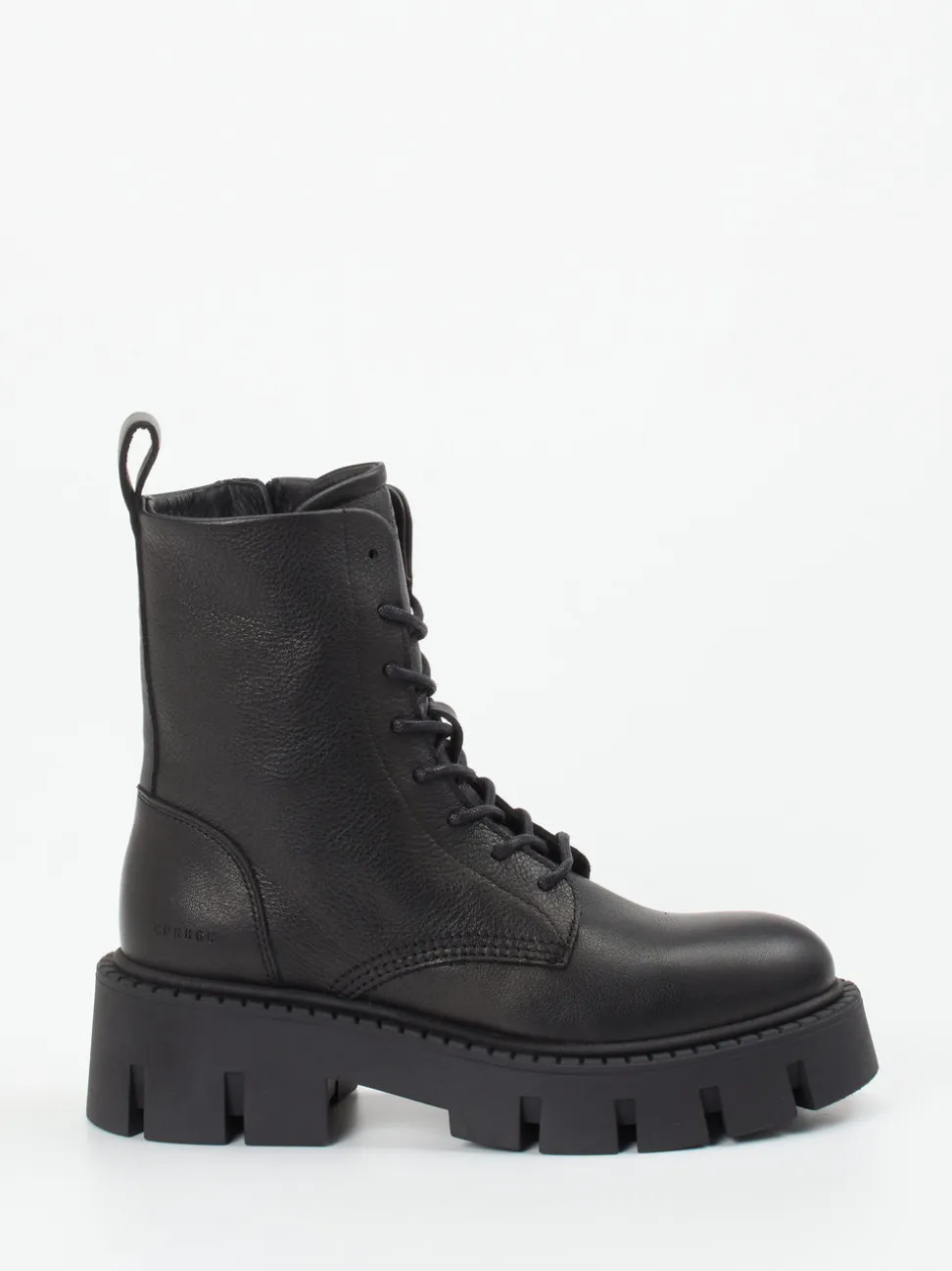 Copenhagen – Schnürboots aus Kalbleder Schwarz