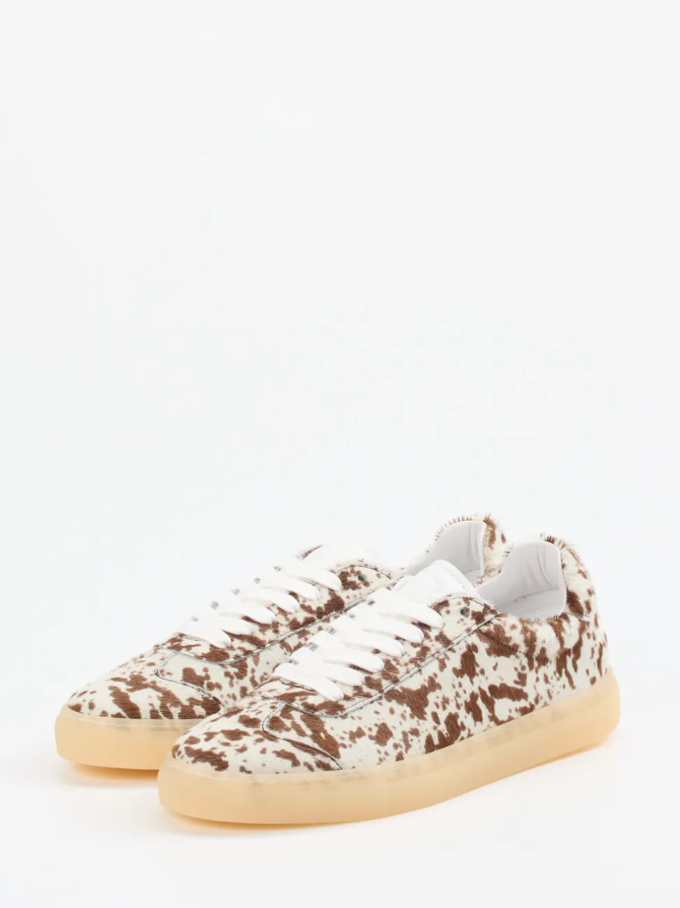 Copenhagen – Sneaker aus Fellimitat mit Animal Print