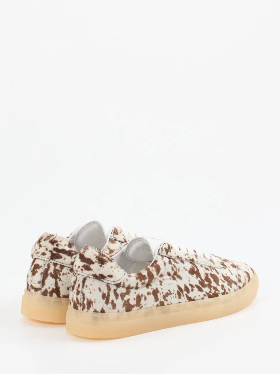 Copenhagen – Sneaker aus Fellimitat mit Animal Print