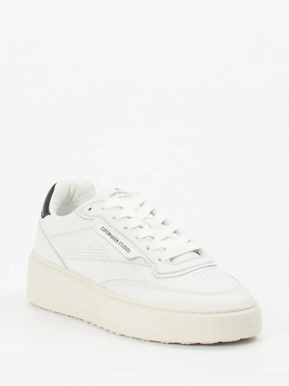 Copenhagen – Sneaker aus Glattleder Offwhite