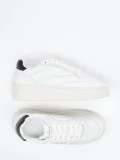 Copenhagen – Sneaker aus Glattleder Offwhite