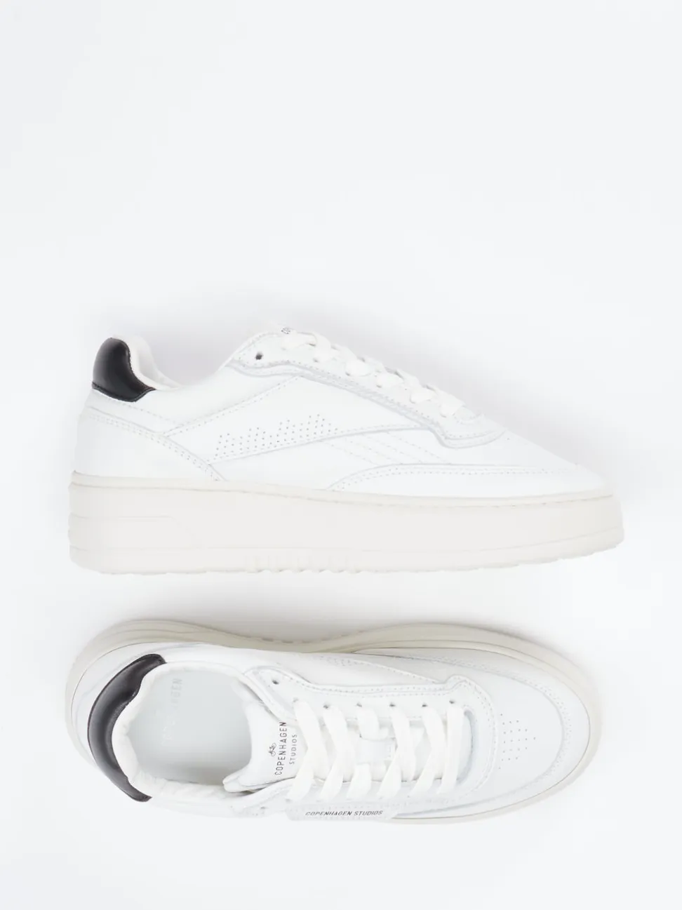 Copenhagen – Sneaker aus Glattleder Offwhite