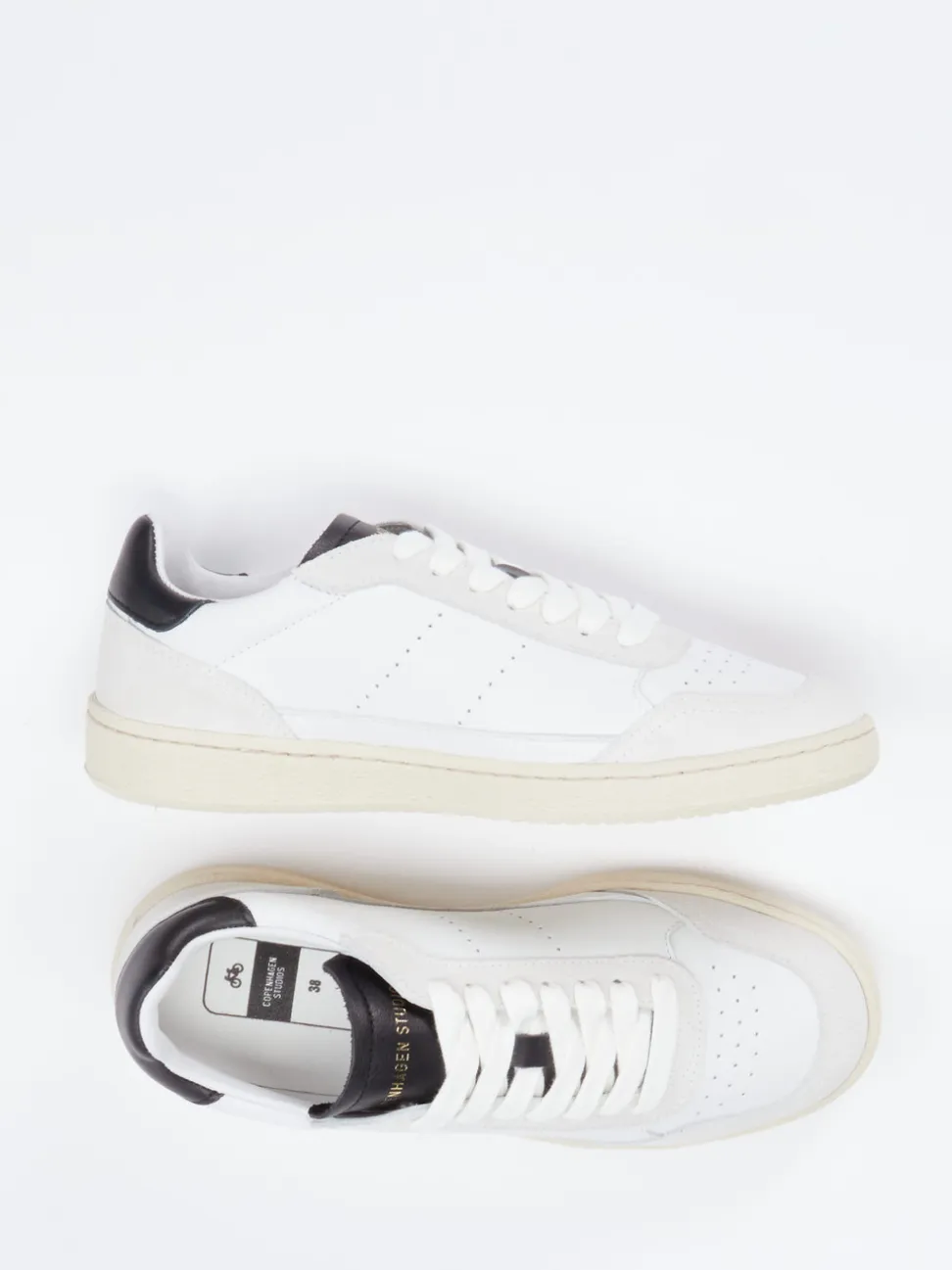 Copenhagen – Sneaker aus Kalbleder weiß