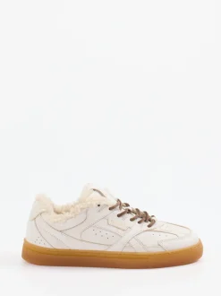 Copenhagen – Sneaker aus Kalbleder mit Teddyfutter