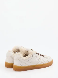 Copenhagen – Sneaker aus Kalbleder mit Teddyfutter