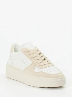 Copenhagen – Sneaker aus Kalbleder und Veloursleder Beige