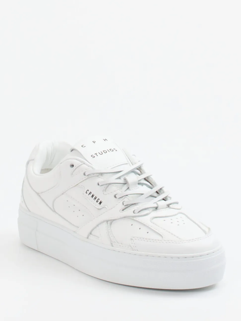 Copenhagen – Sneaker aus Kalbleder weiß