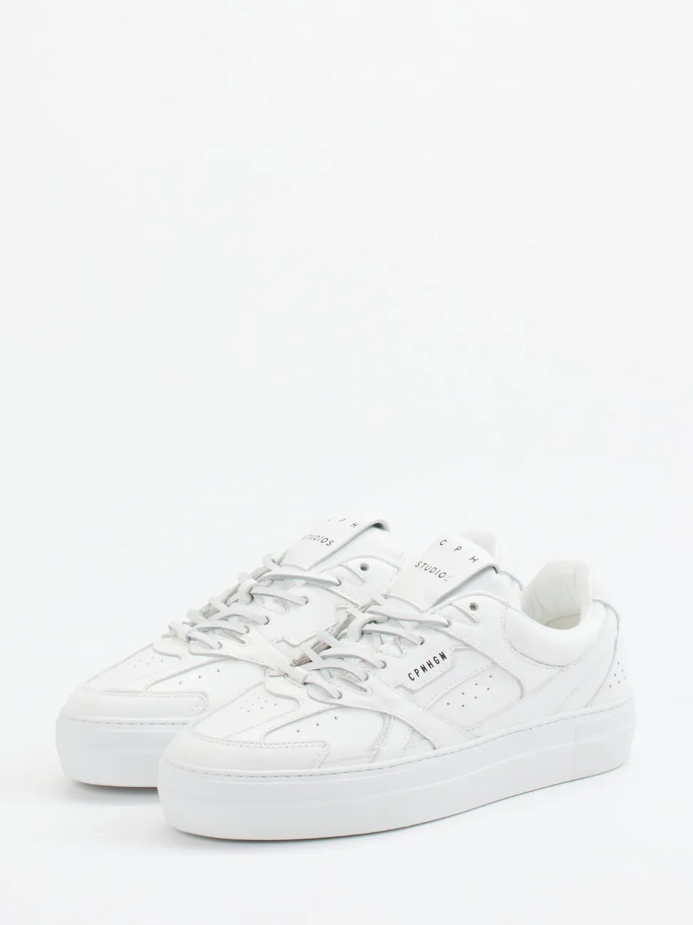 Copenhagen – Sneaker aus Kalbleder weiß