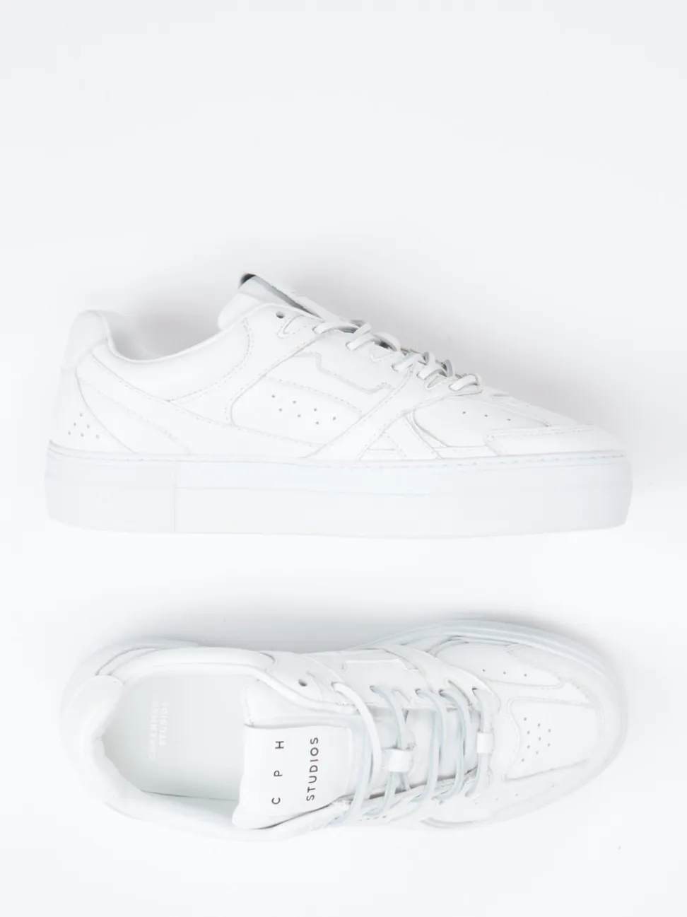 Copenhagen – Sneaker aus Kalbleder weiß