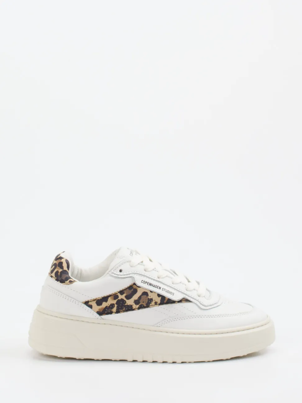 Copenhagen – Sneaker aus Kalbleder mit Leoprint