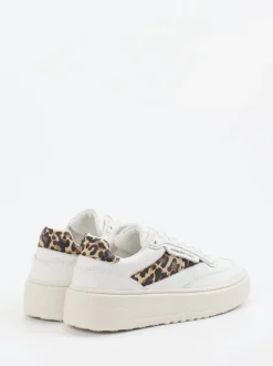 Copenhagen – Sneaker aus Kalbleder mit Leoprint