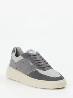 Copenhagen – Sneaker aus Kalbleder und Veloursleder grau