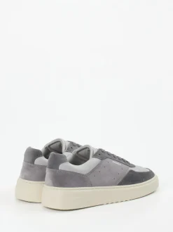 Copenhagen – Sneaker aus Kalbleder und Veloursleder grau