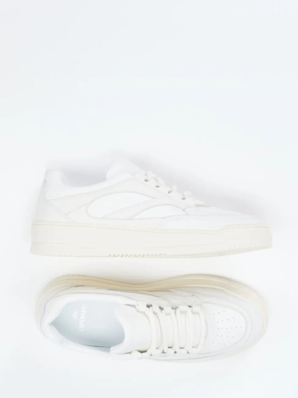 Copenhagen – Sneaker aus Kalbleder Offwhite