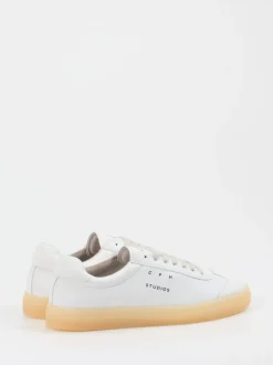 Copenhagen – Sneaker aus Kalbleder in Weiß