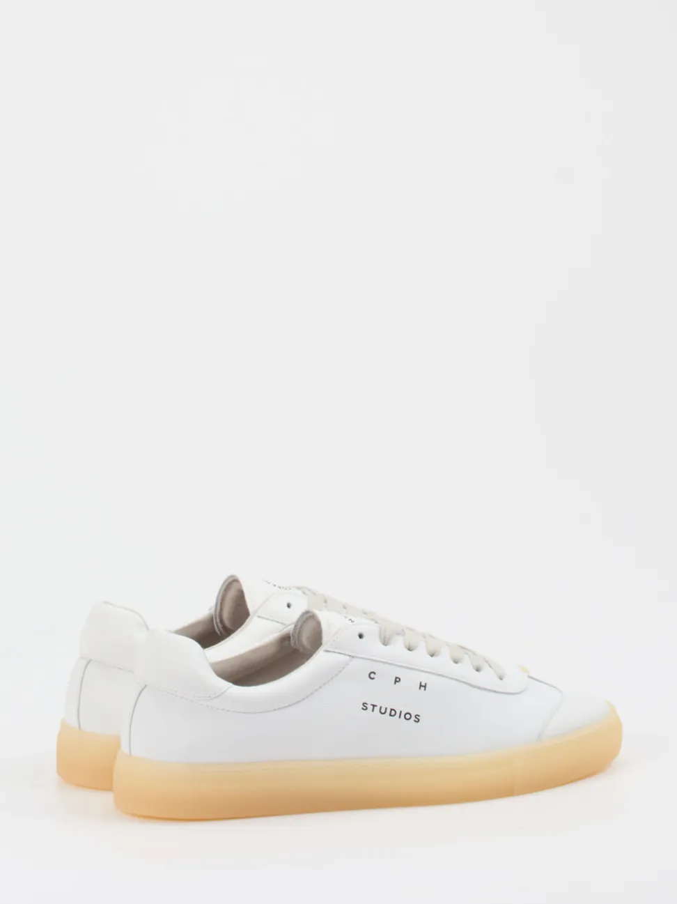 Copenhagen – Sneaker aus Kalbleder in Weiß